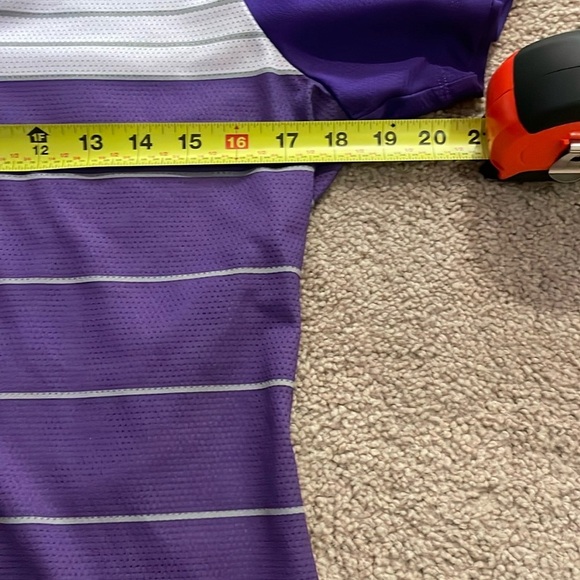 Nike Dri-FIT Purple Golf Performance Shirt - Picture 4 of 5
